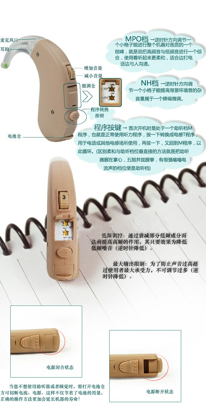 力斯顿百合助听器2系列产品详情介绍
